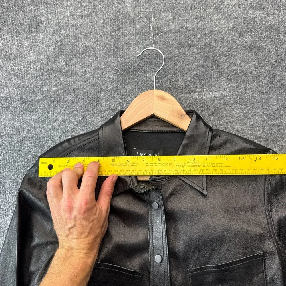 THEPERFEXT leather shirt